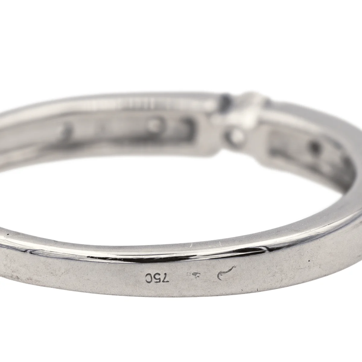 Ring at white gold and diamonds - Image 7