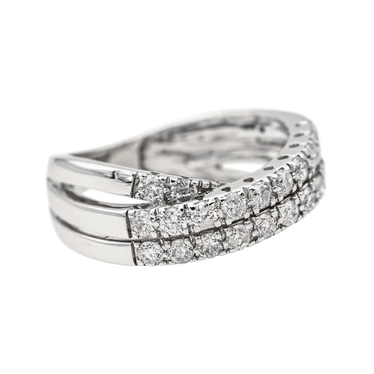 Ring Alliance in white gold and diamonds - Image 6