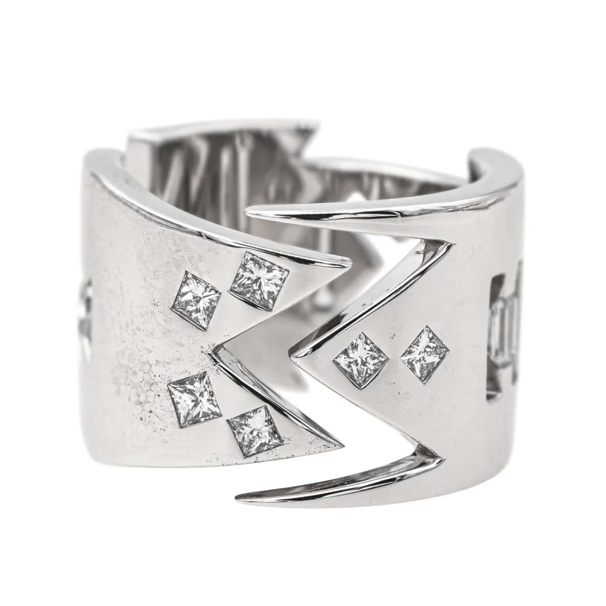 Ring Headband in white gold and diamonds