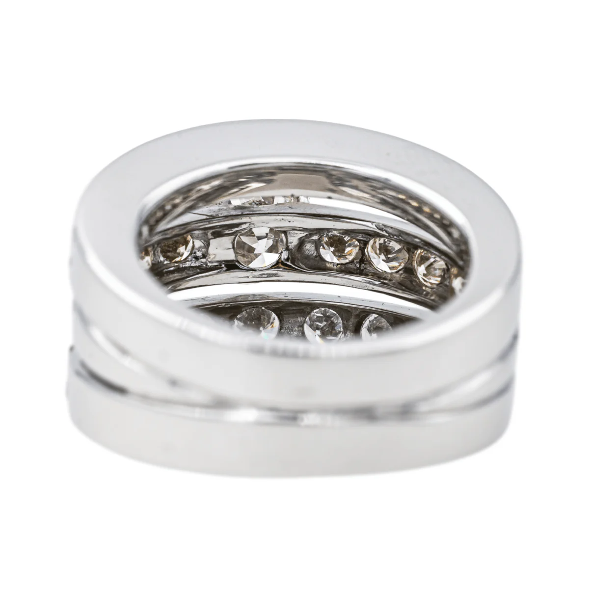 Ring Headband in white gold and diamonds - Image 5