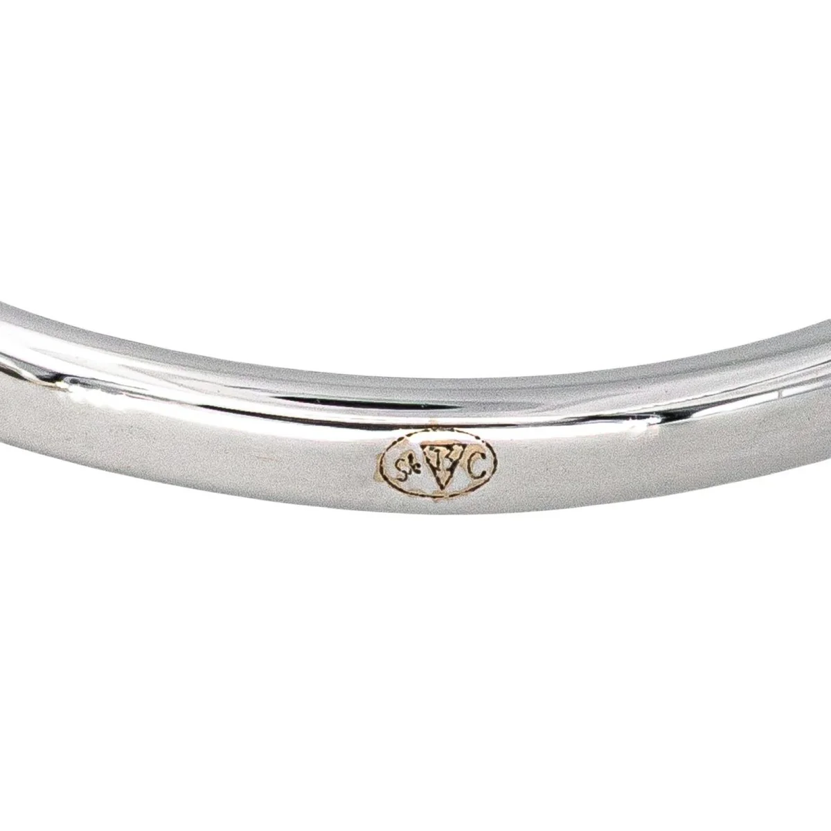 Trilogy ring by DIDIER GUÉRIN in white gold and diamonds - Image 7