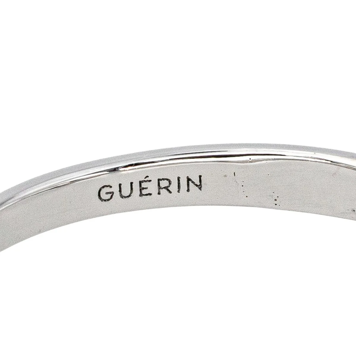 Trilogy ring by DIDIER GUÉRIN in white gold and diamonds - Image 8