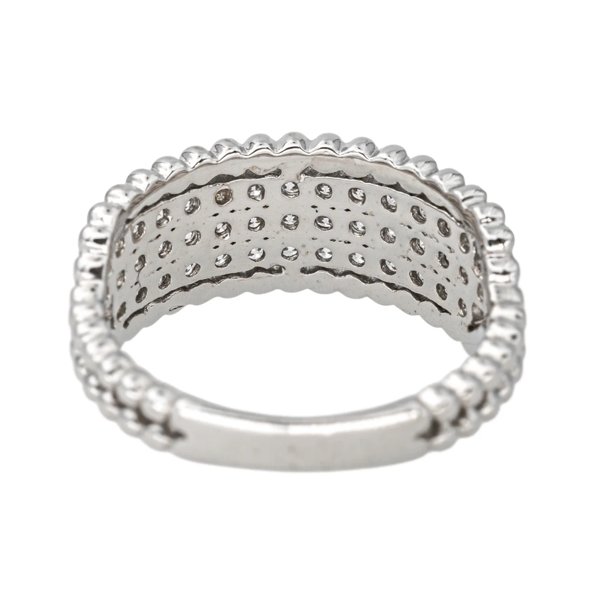 Pavée ring in white gold and diamonds - Image 5