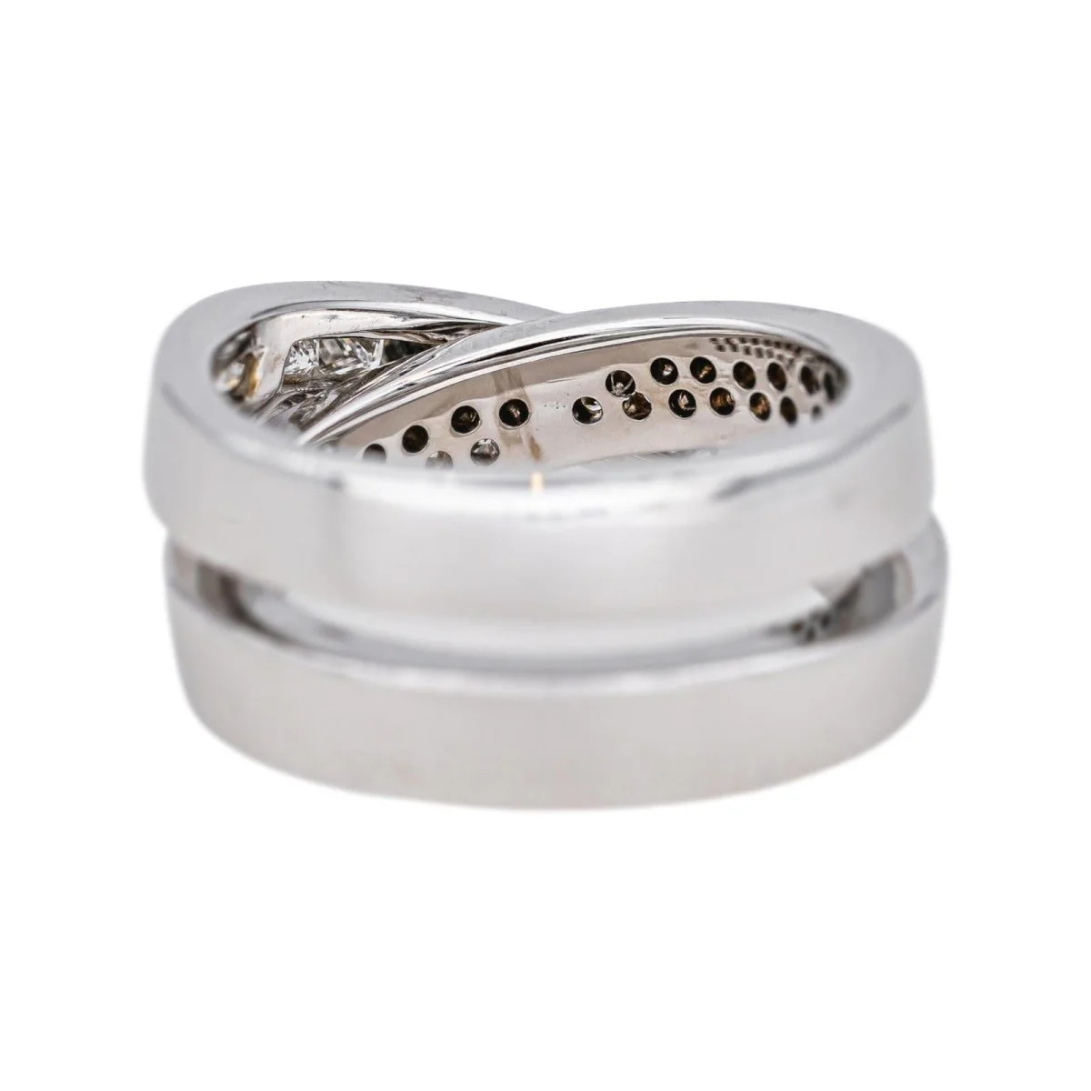 Pavée ring in white gold and diamonds - Image 5