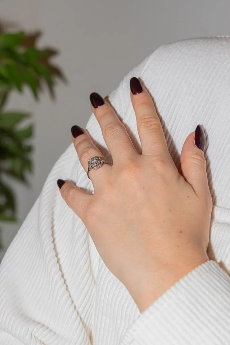 White Gold Diamond Ring - Image 2