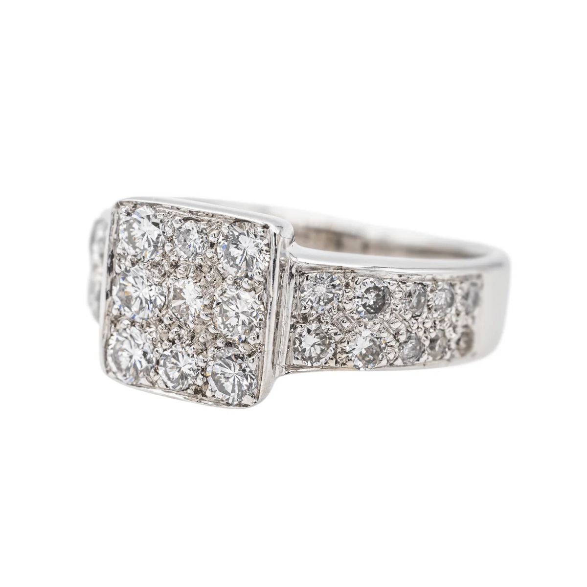 White Gold Diamond Ring - Image 3