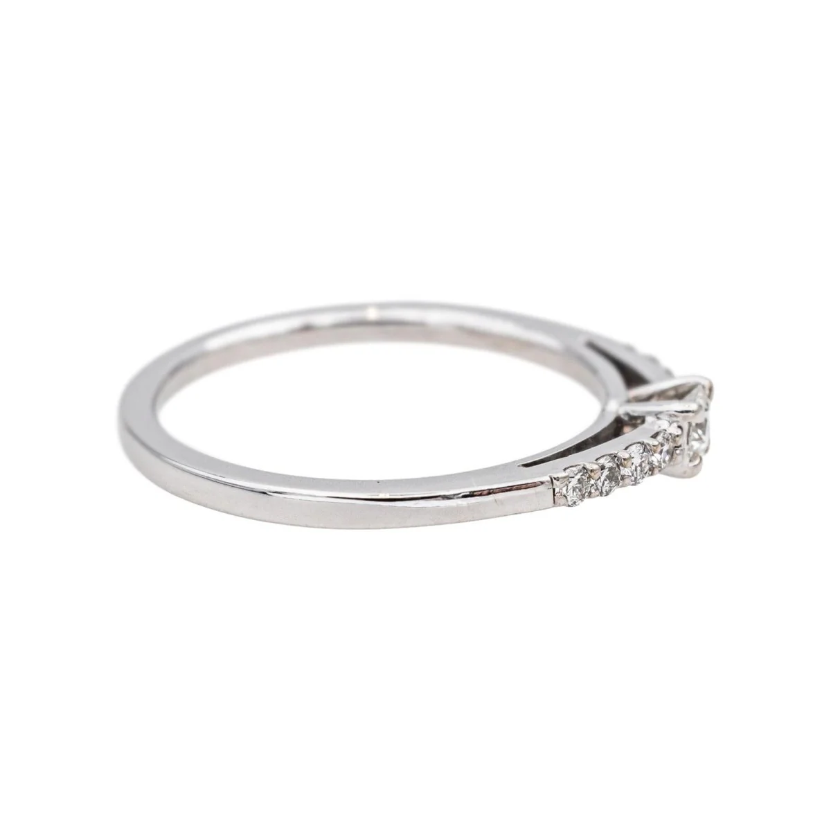 White gold and diamond ring - Image 5