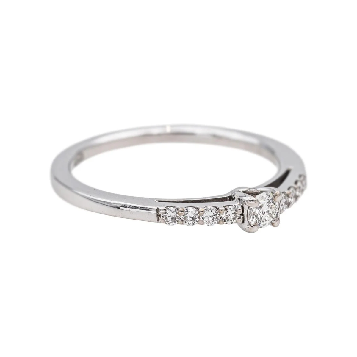 White gold and diamond ring - Image 6