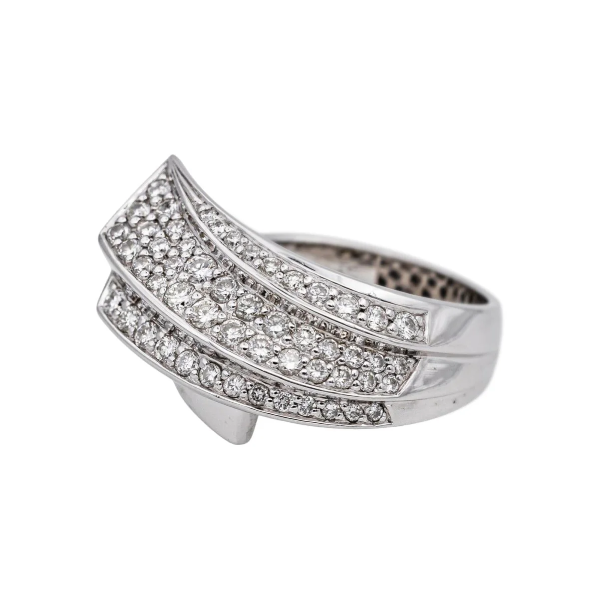 Ring White gold diamond - Image 3