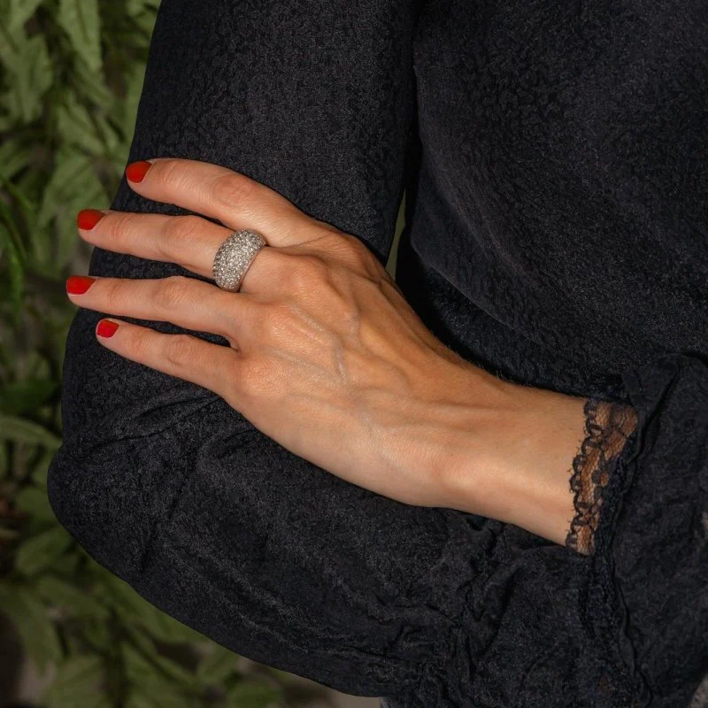 White Gold Diamond Ring - Image 2