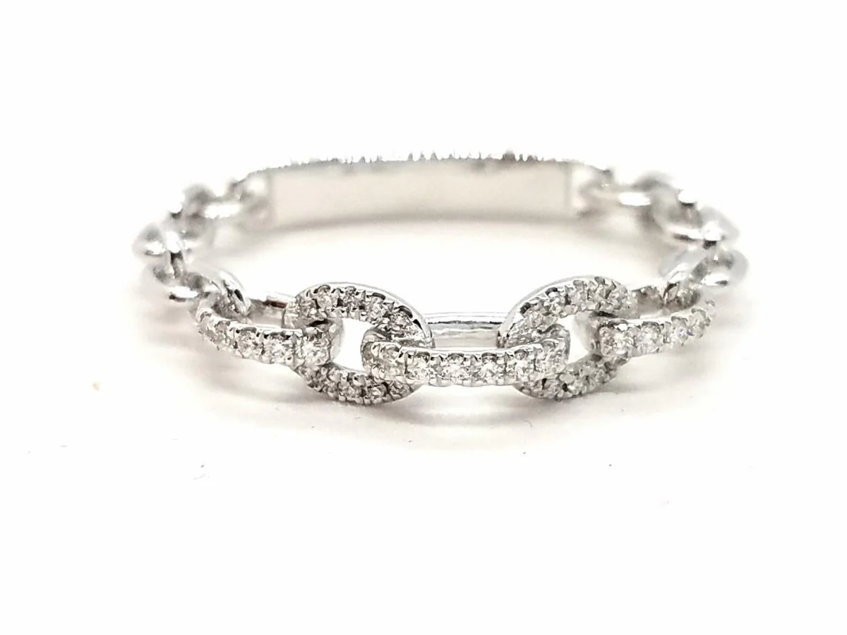 White Gold Diamond Ring - Image 13
