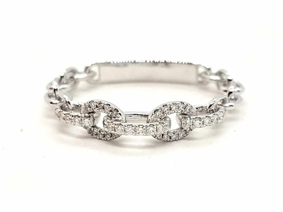 White Gold Diamond Ring - Image 15