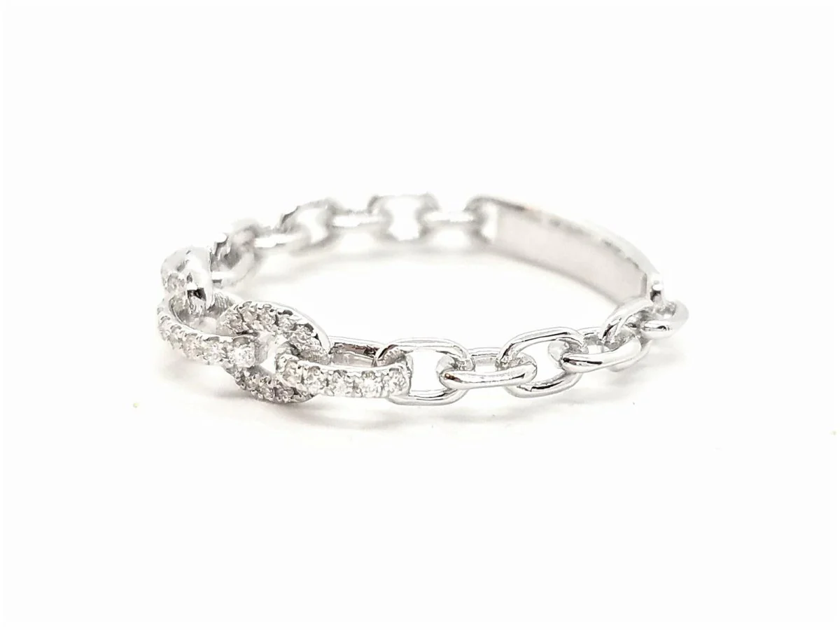 White Gold Diamond Ring - Image 5