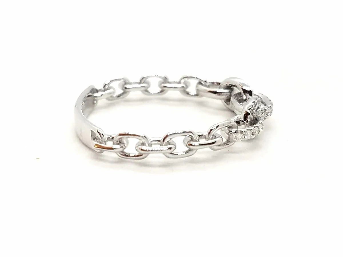 White Gold Diamond Ring - Image 9