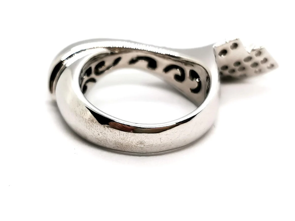 White Gold Diamond Ring - Image 4