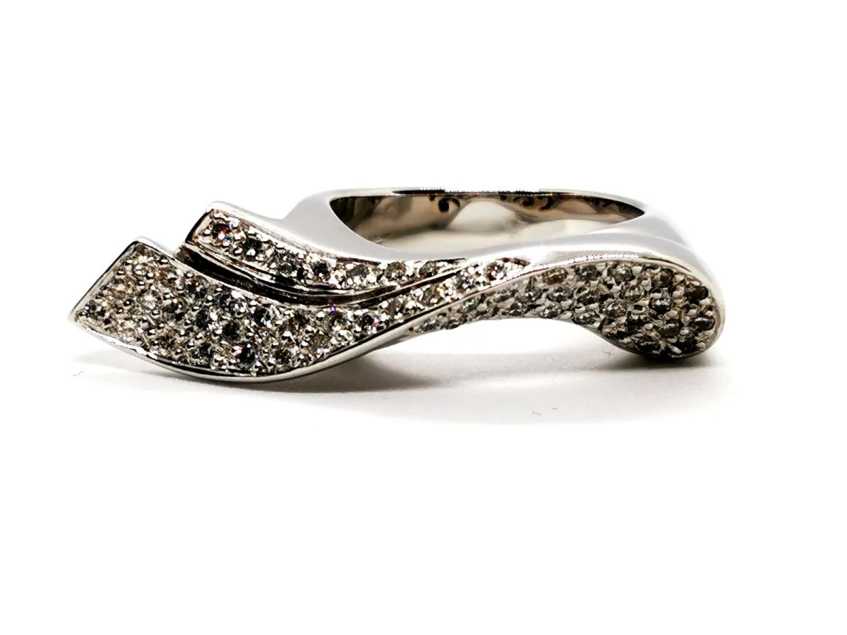 White Gold Diamond Ring - Image 7