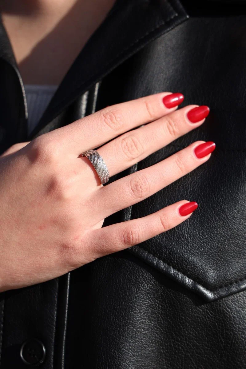 White Gold Diamond Ring - Image 2