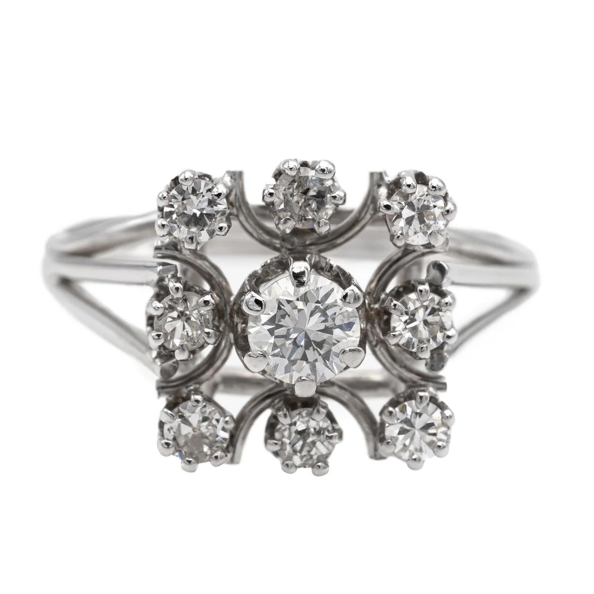 White Gold Diamond Ring