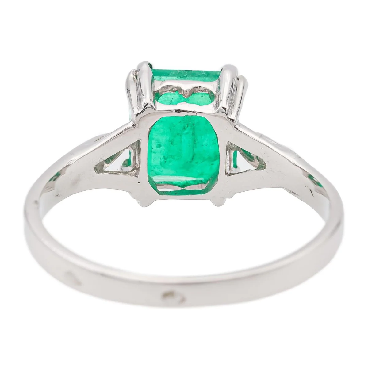Emerald White Gold Ring - Image 5