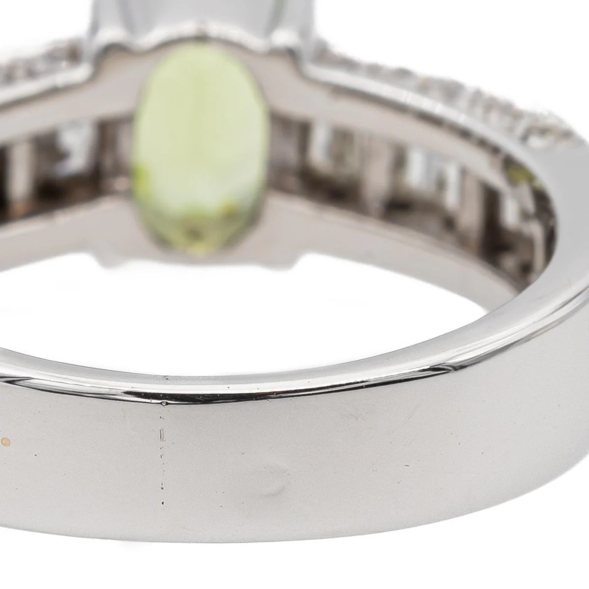 Peridot White Gold Ring - Image 6