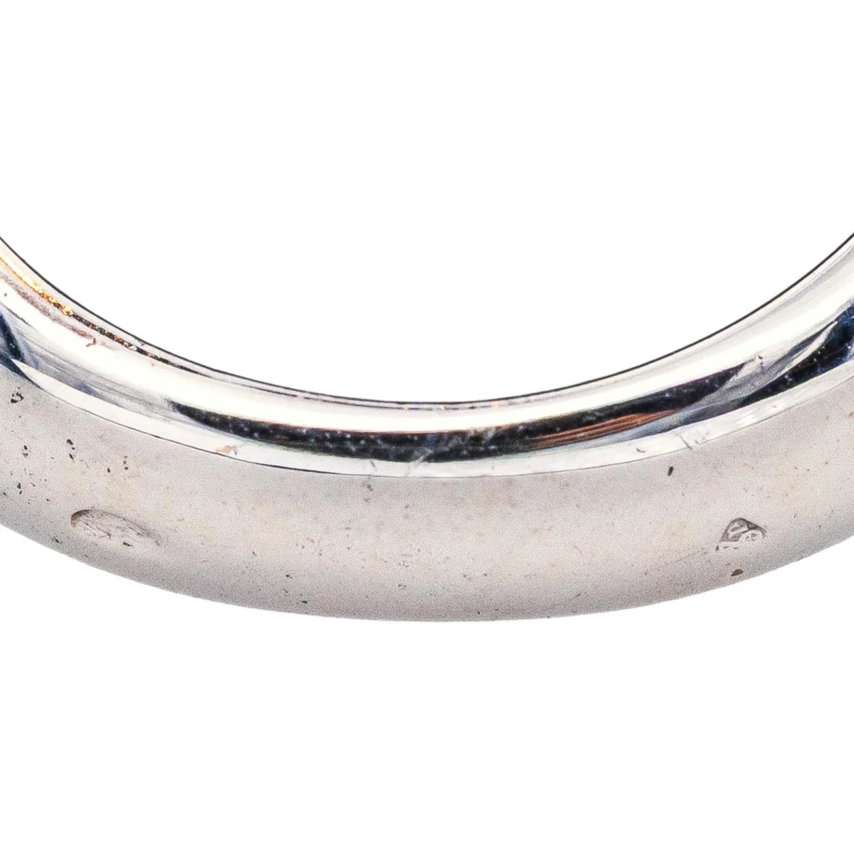 Dome ring in white gold, yellow gold, sapphires and diamonds - Image 7