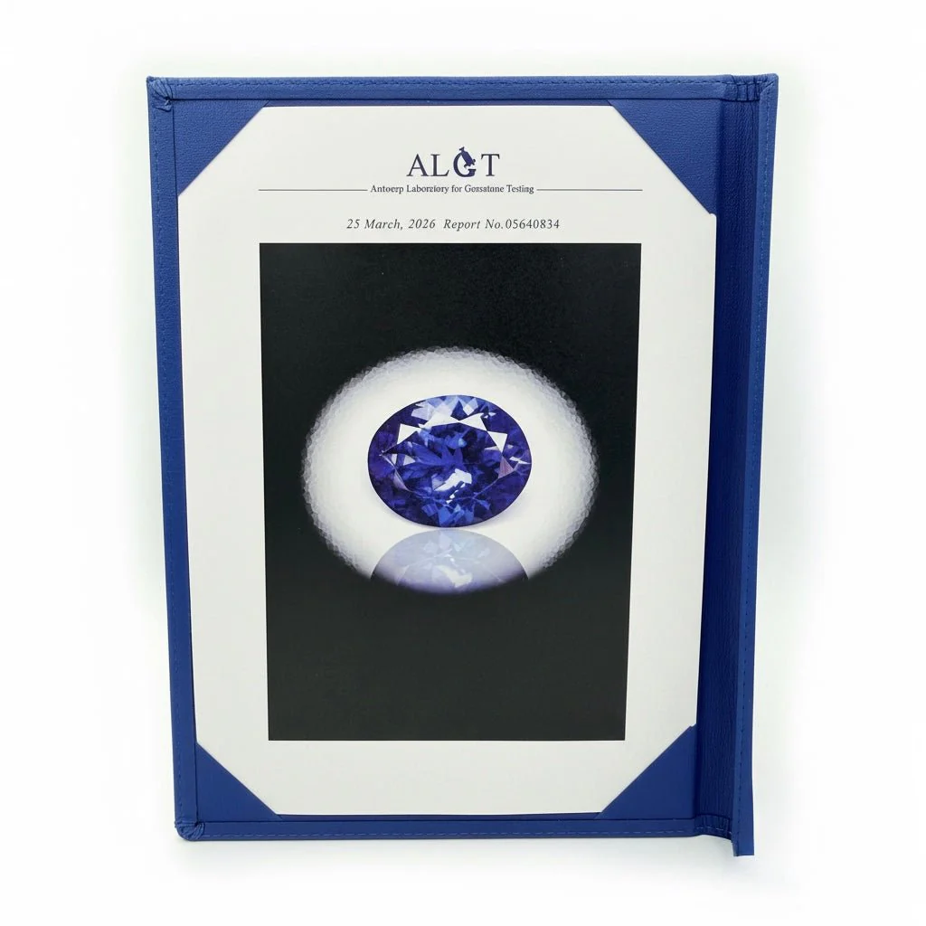 White gold, tanzanite and diamond Dome ring - Image 7