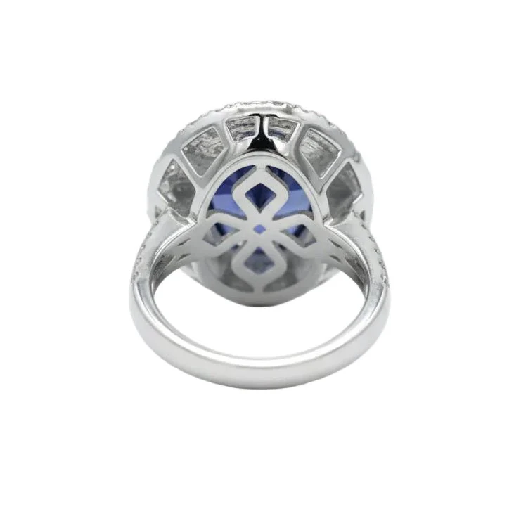 White gold, tanzanite and diamond Entourage ring - Image 4