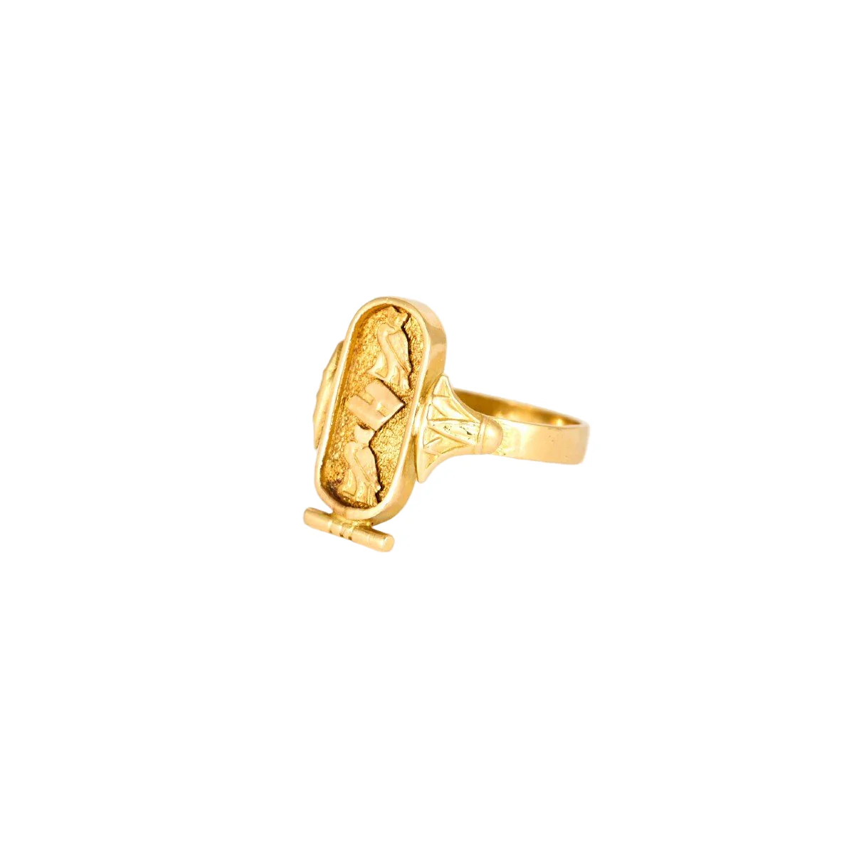 Yellow gold Bangle Ring - Image 3