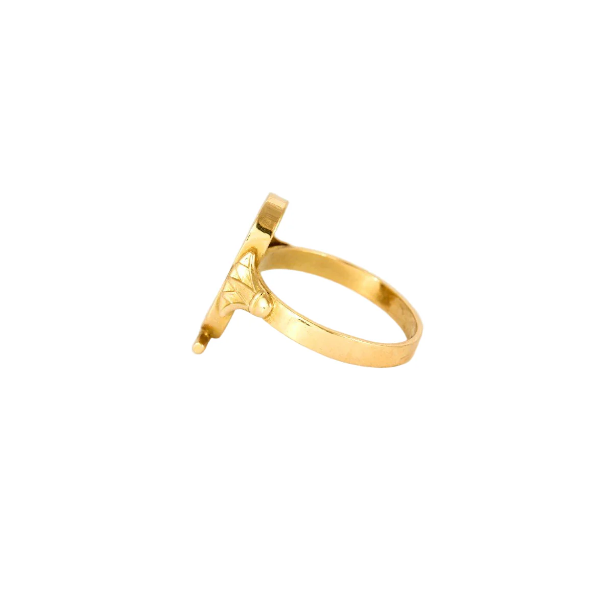 Yellow gold Bangle Ring - Image 4