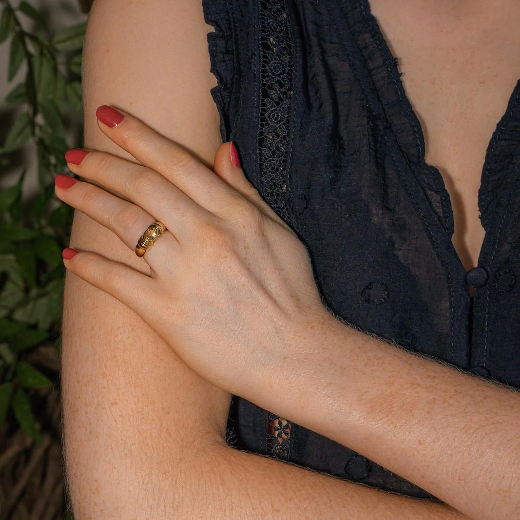 Ring Yellow gold citrine - Image 2