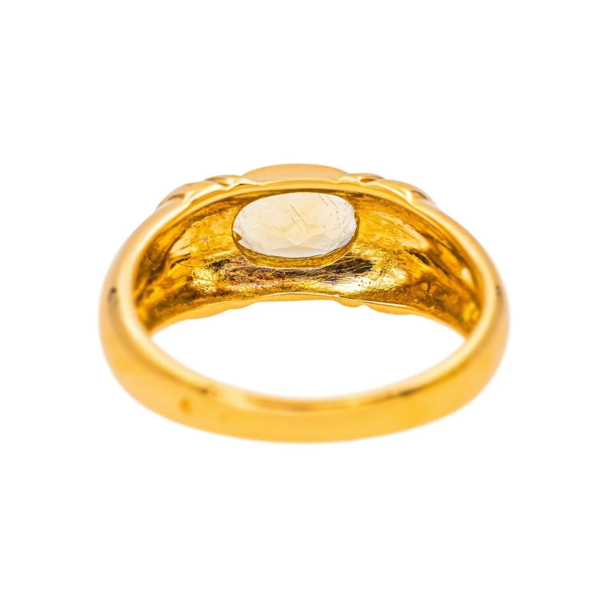 Ring Yellow gold citrine - Image 5