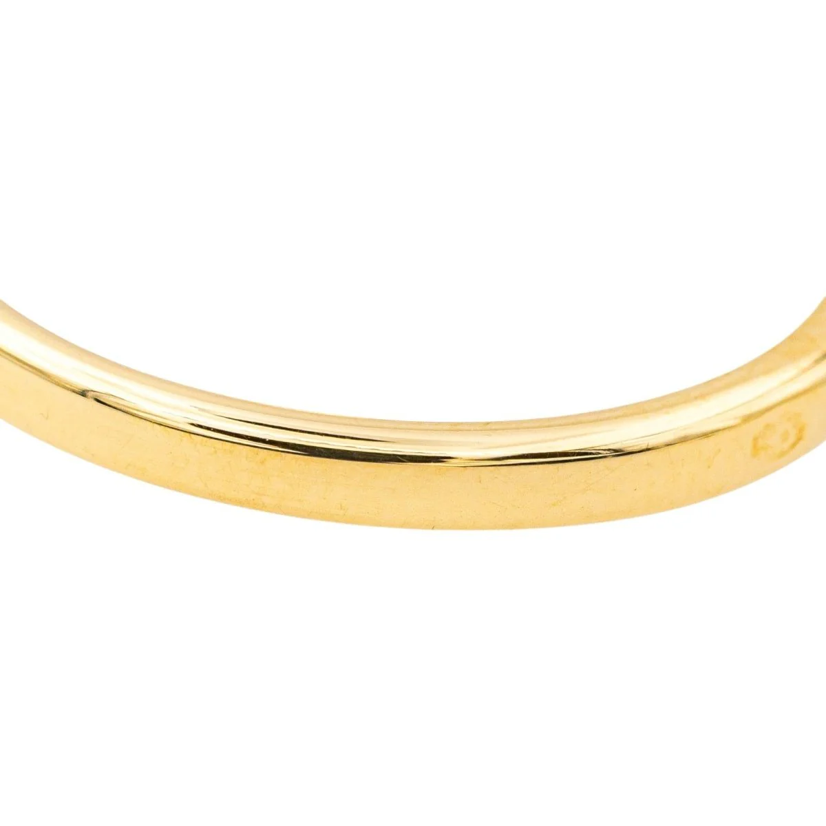 Ring Solitaire in yellow gold, citrine and garnet - Image 7