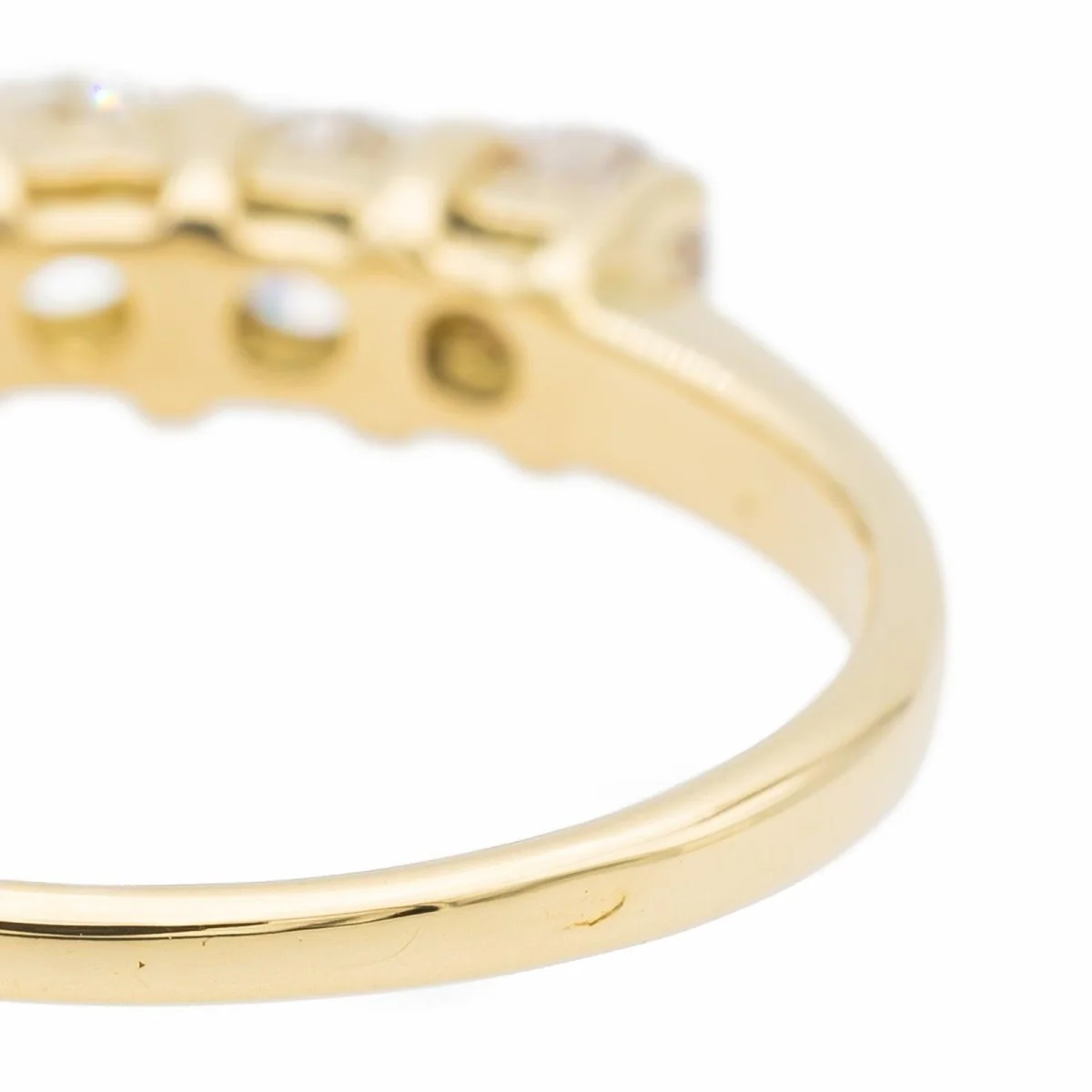 Yellow Gold Diamond Ring - Image 6