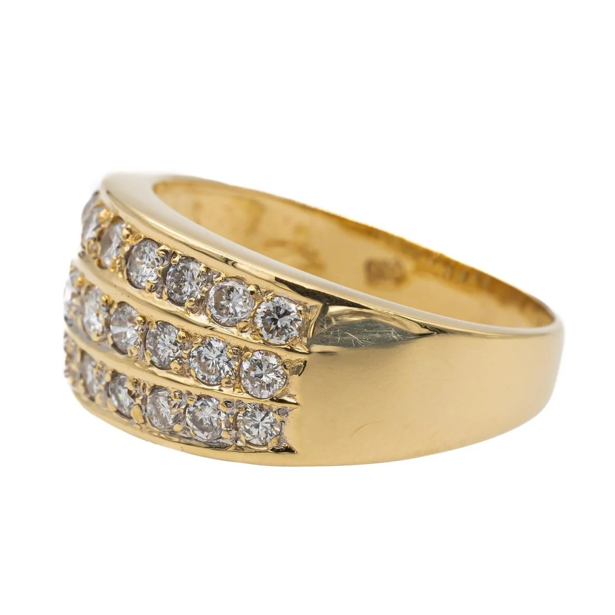 Yellow Gold Diamond Ring - Image 4