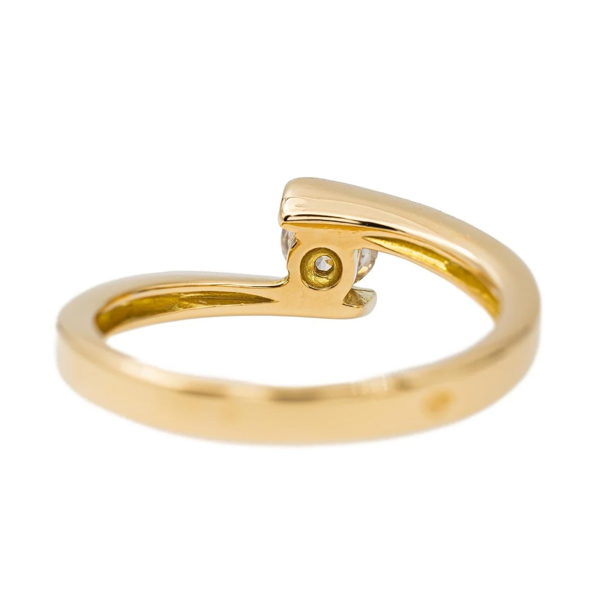 Yellow Gold Diamond Ring - Image 6