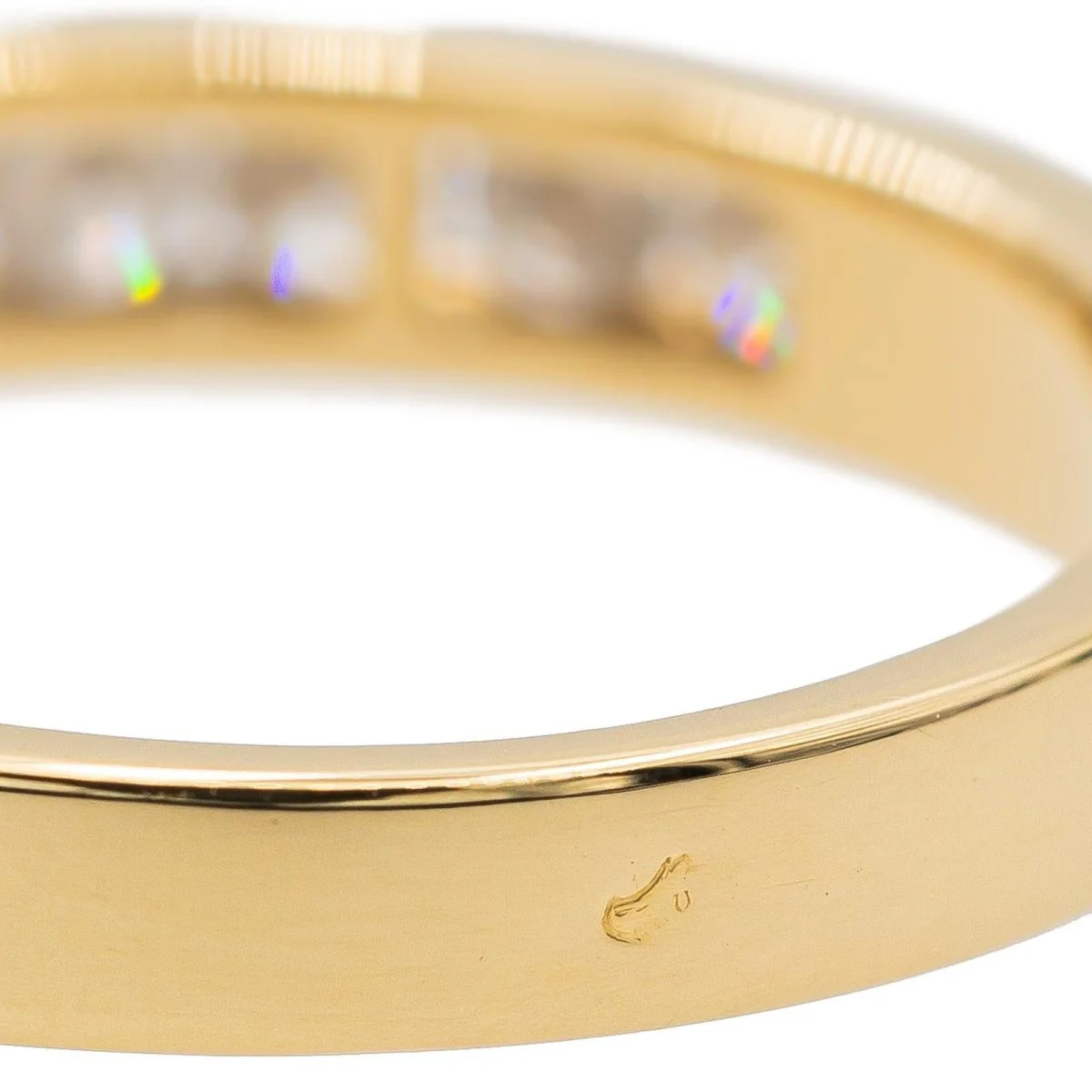 Yellow gold and diamond ring - Image 6