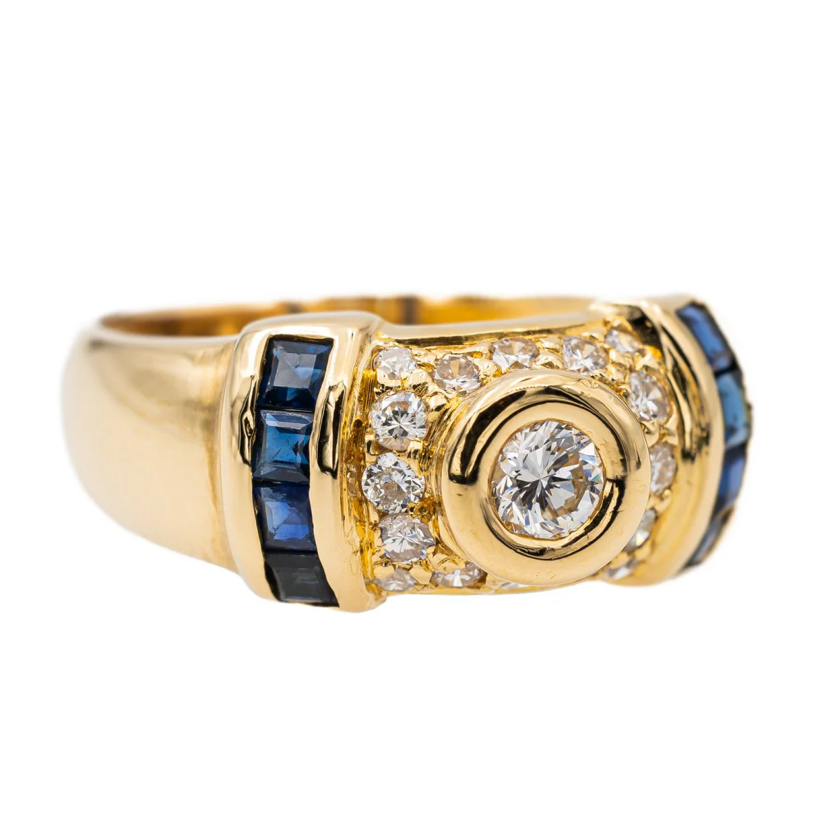 Bandeau Ring in Yellow Gold and Diamond - Image 7