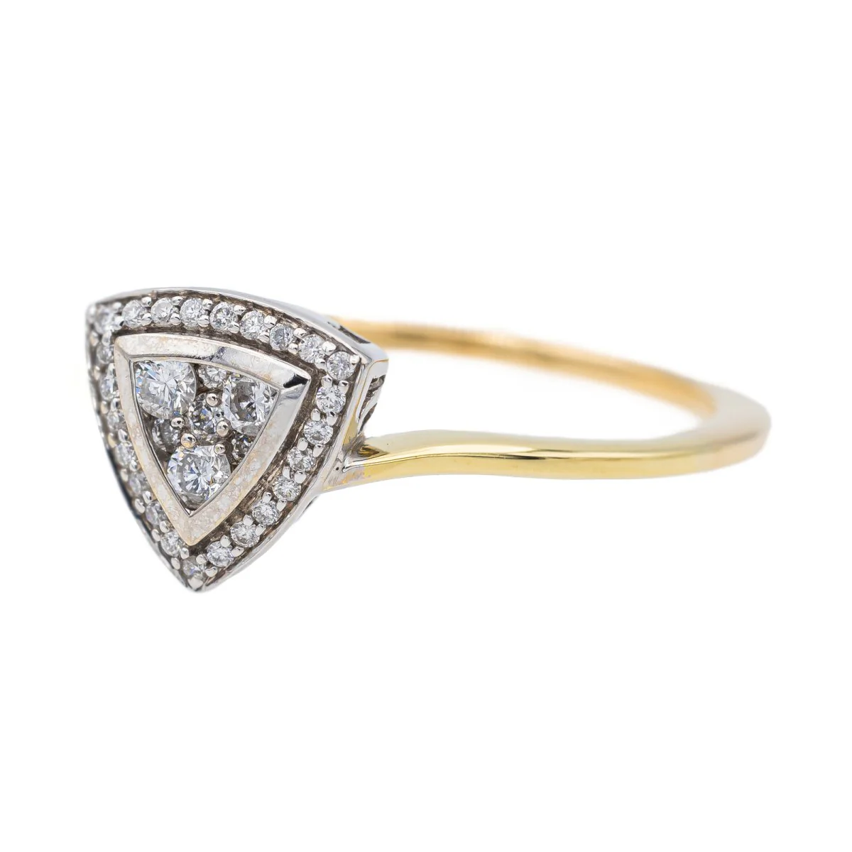 Yellow Gold Diamond Ring - Image 3