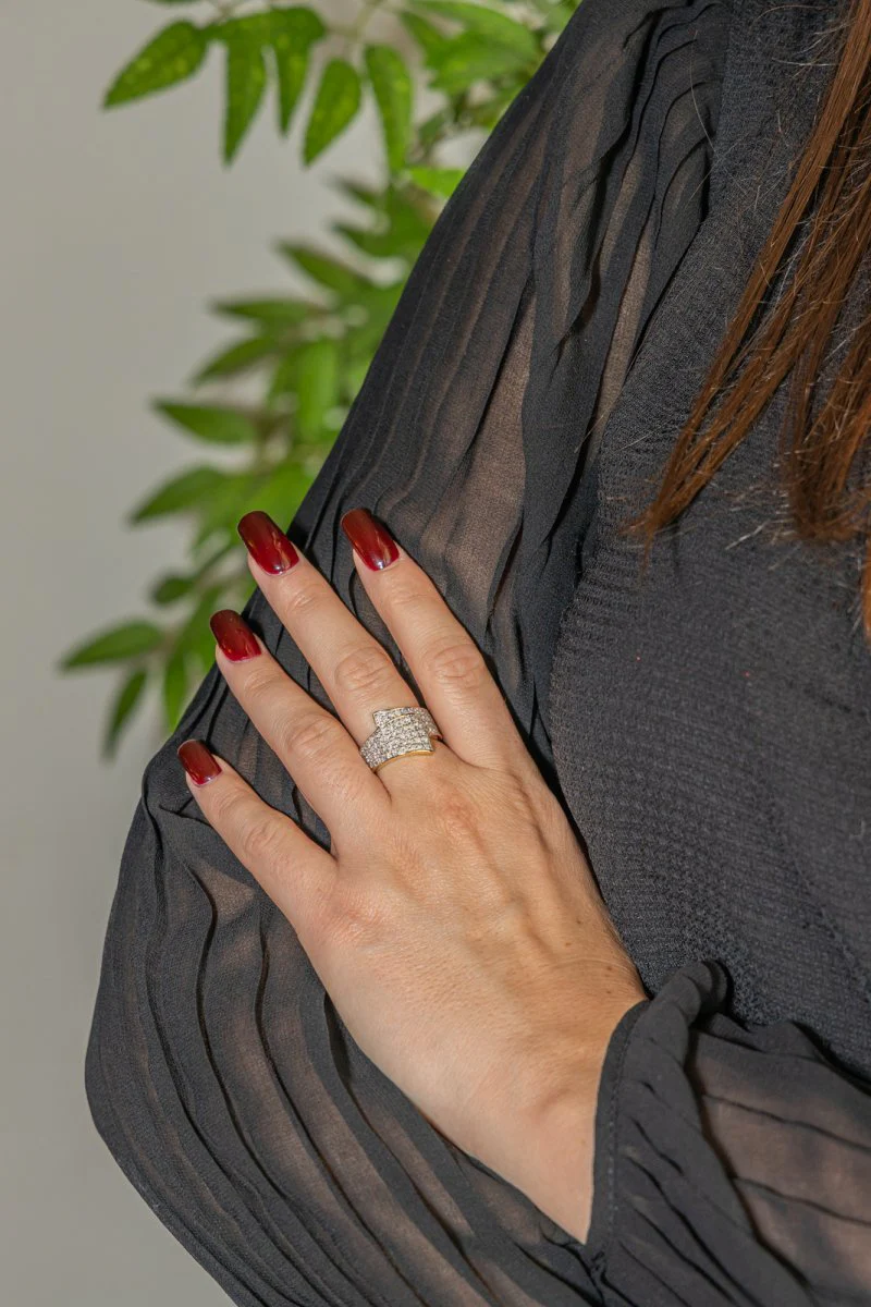 Ring Yellow gold diamond - Image 2