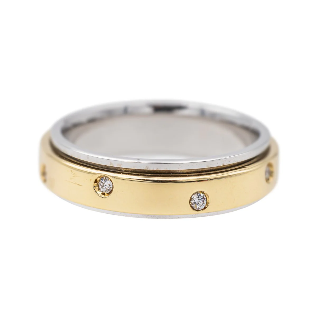 Yellow Gold Diamond Ring - Image 5
