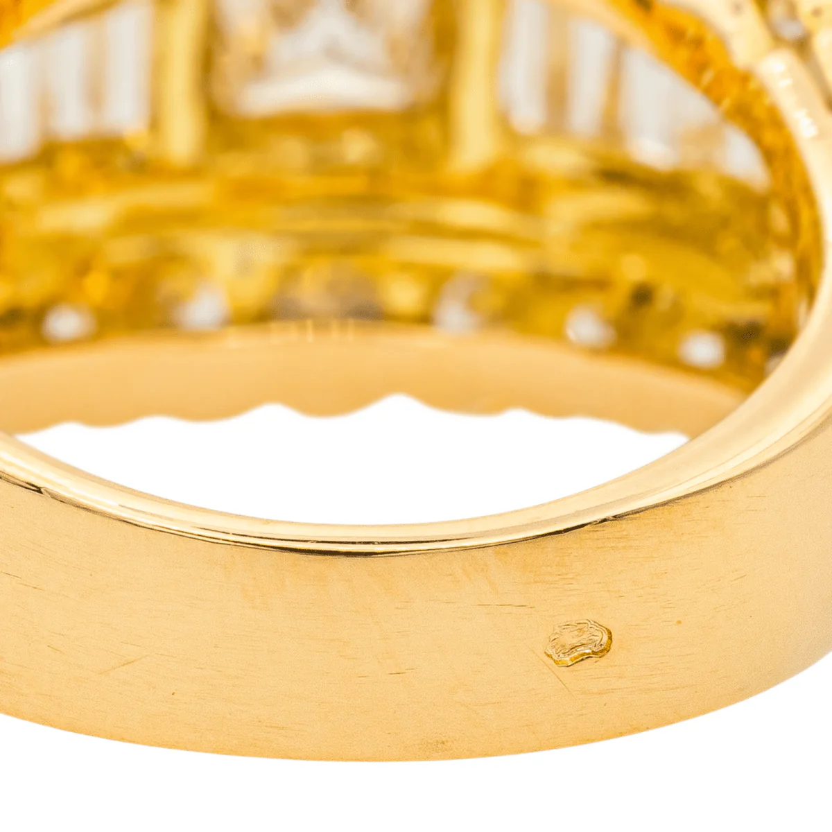 Ring Rush in yellow gold and diamonds - Image 7