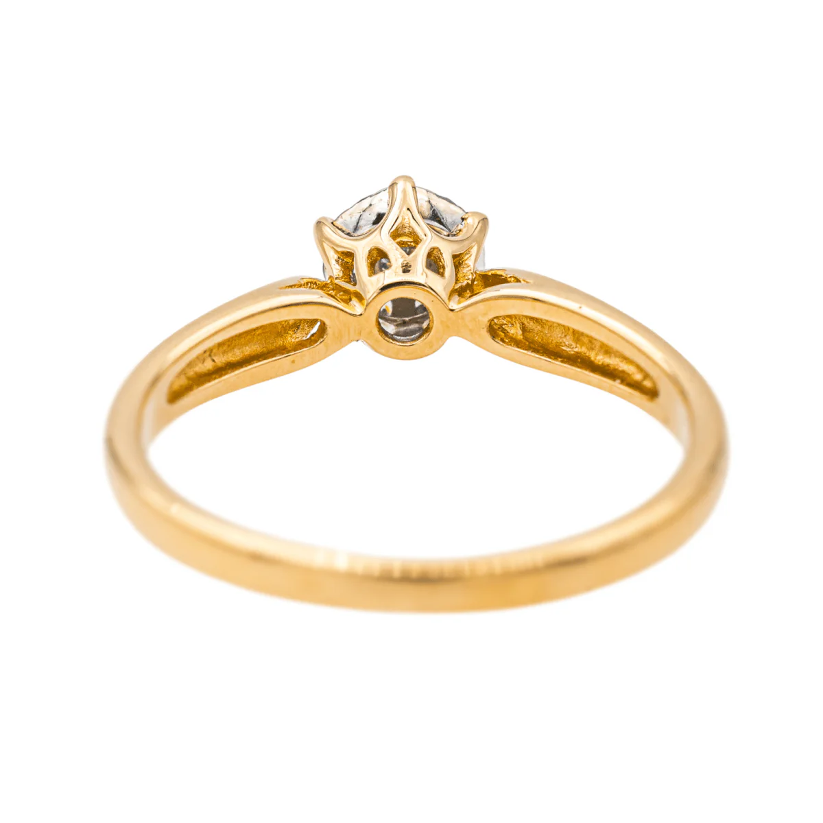 Yellow Gold Diamond Ring - Image 5