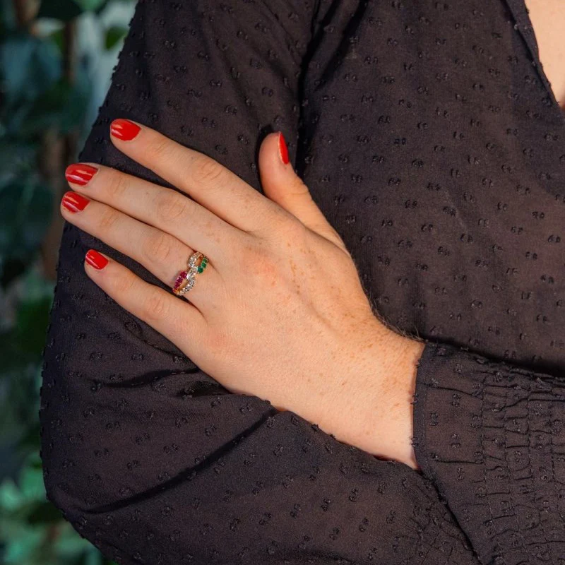 Yellow Gold Diamond Ring - Image 2