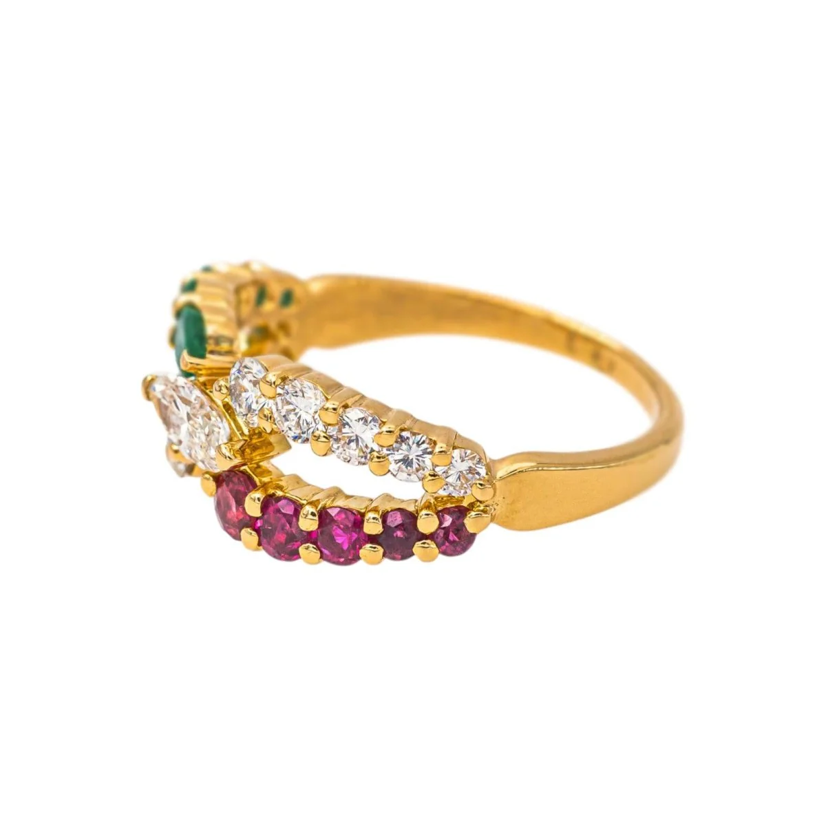 Yellow Gold Diamond Ring - Image 4