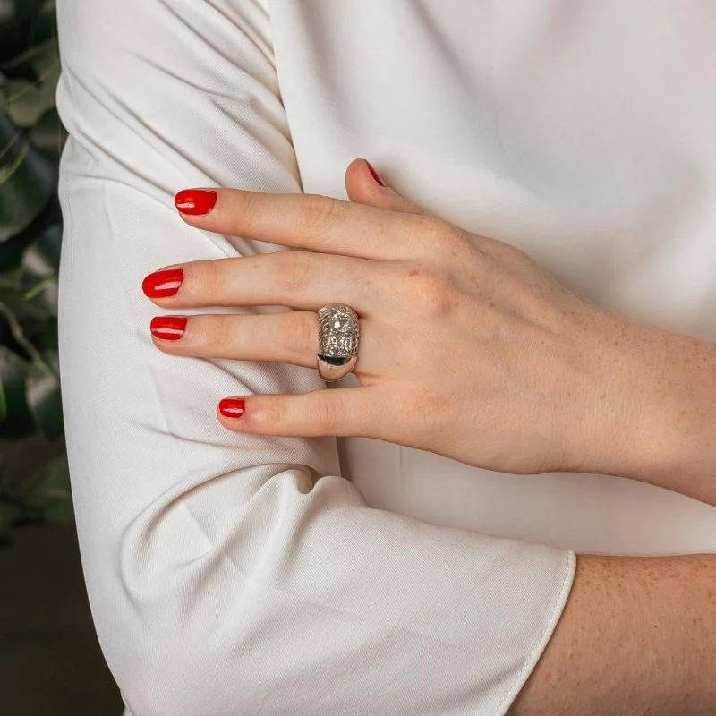 Yellow Gold Diamond Ring - Image 2