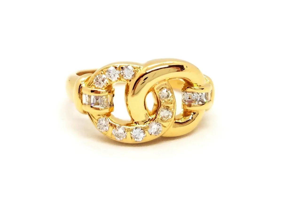 Yellow Gold Diamond Ring - Image 10