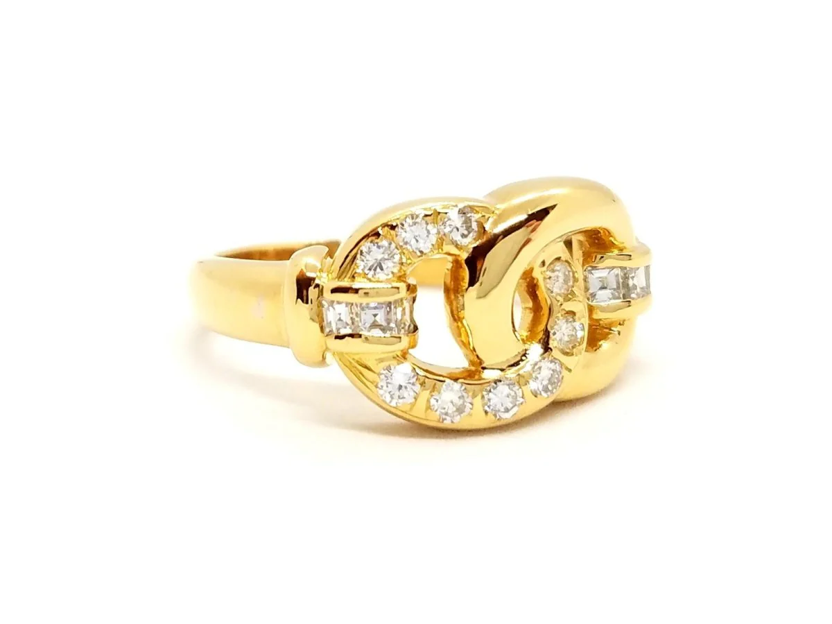 Yellow Gold Diamond Ring - Image 2