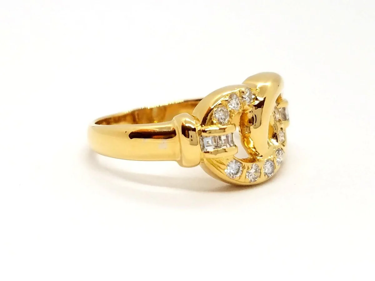 Yellow Gold Diamond Ring - Image 3