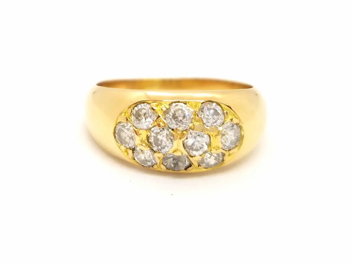 Yellow Gold Diamond Ring - Image 15
