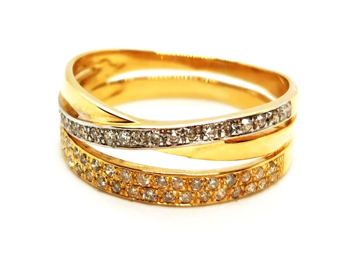 Yellow Gold Diamond Ring - Image 5